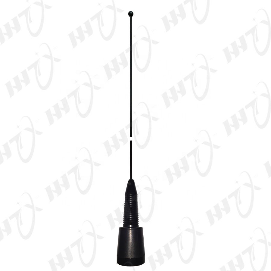 No Ground plane 136-174mhz NMO Spring base Larid Chrome Base Coil Antenna